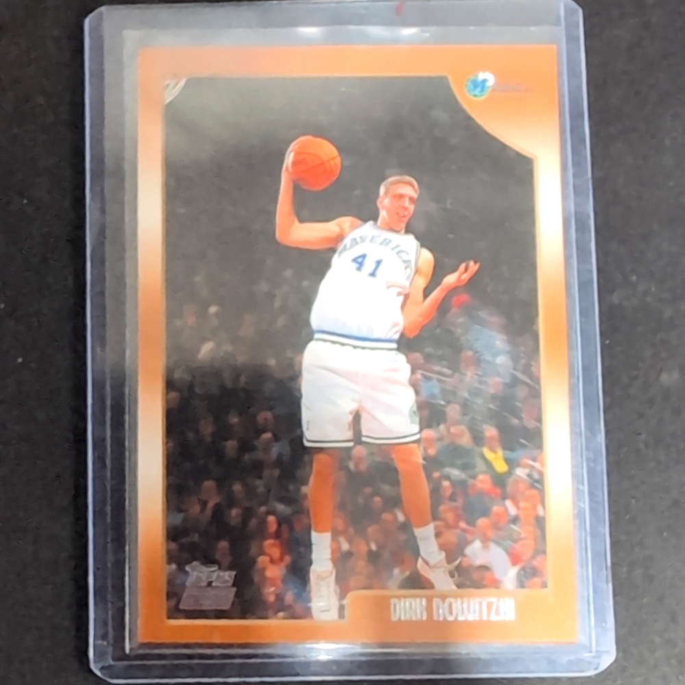 Dirk Nowitzki rookie card.